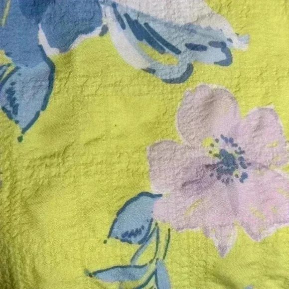 Ruby Rd Light Green, Purple & Blue scoop neck blouse (size xl) - Picture 3 of 7